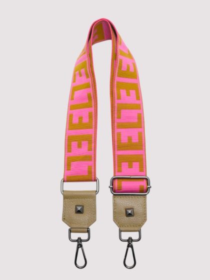 STRAP - EL LOGO - Pink/Taba