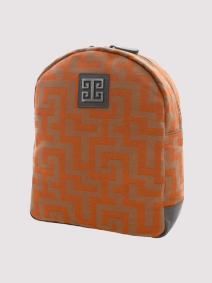 CLEO - CLASSIC Pattern - Orange/Brown - Backpack
