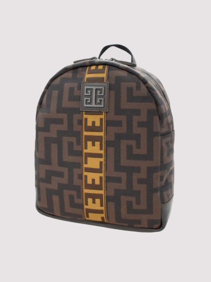 CLEO - CLASSIC Pattern - Brown Tonal - EL Caramel/Choco Strap - Backpack