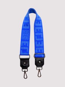 NEFELI Small - CLASSIC Pattern - Σκούρο Μπλέ - EL Ιμάντας - Τσάντα Χιαστί - EL LOGO - Σκούρο/Μπλέ