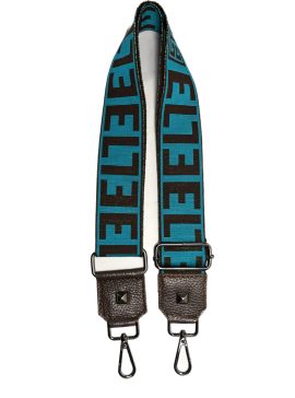 AKTI F LEATHER - EL LOGO - Turquoise/Brown