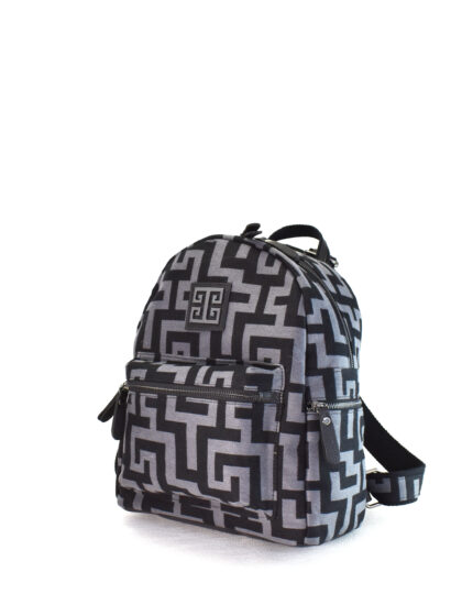 IKAROS SMALL - Γκρι/Μαύρο - LOGO - Σακίδιο Πλάτης