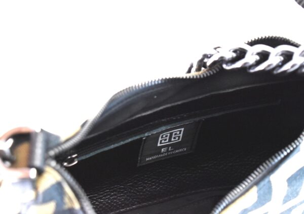 INO SMALL - ANIMAL - Μόκα/Μαύρο - Τσάντα Ώμου