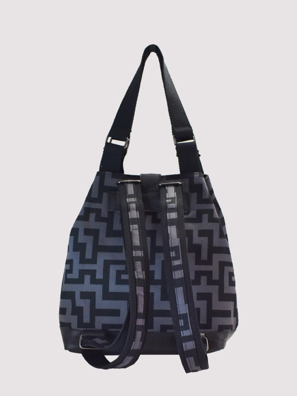 FIMI Small - CLASSIC Pattern - Γκρι/Μαύρο - Σακίδιο Πλάτης