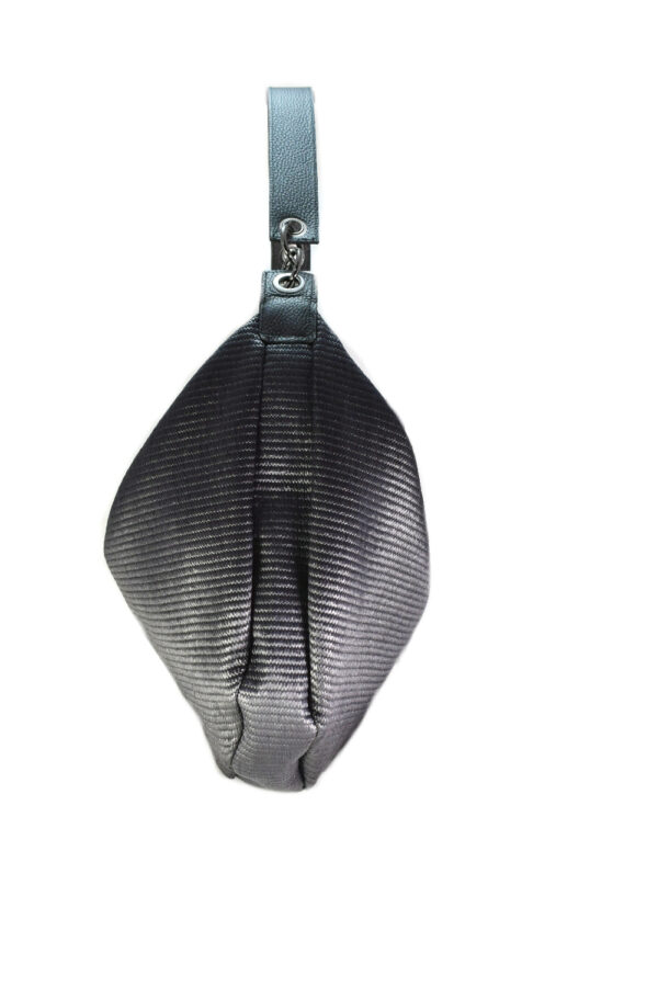 NYX - Ψάθα - Μαύρη - EL Ιμάντας Κίτρινο/Μαύρο - Τσάντα Ώμου