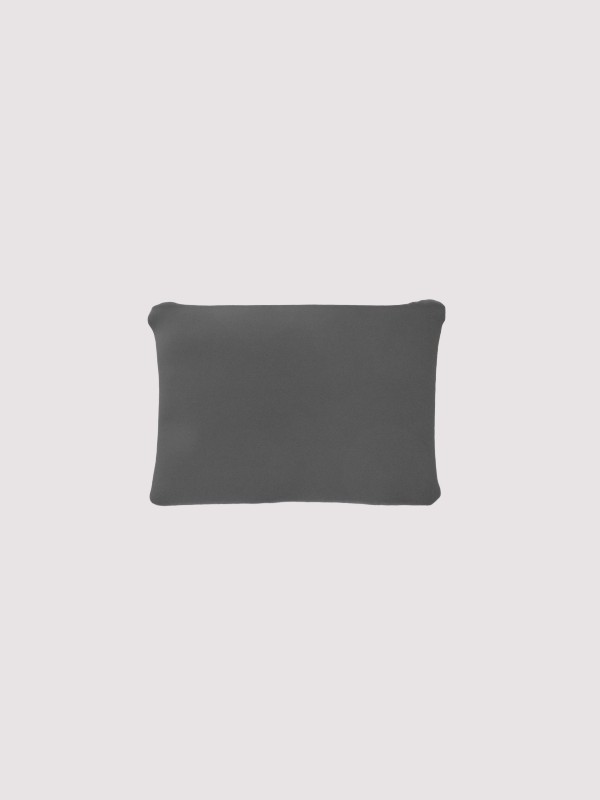 PETRA Small SCUBA Black Clutch Bag