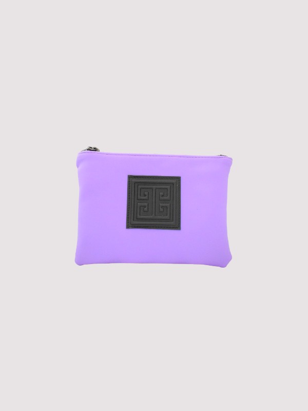 PETRA Small SCUBA Lilac Clutch Bag
