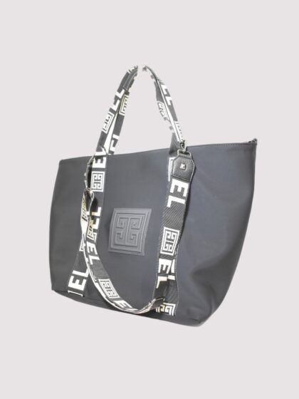 THALASSA - SCUBA - Μαύρο - EL Μαύρο/Εκρού Jacq. Ιμάντας - Τσάντα Ώμου